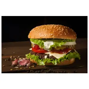 Pan con Hamburguesa miniatura 5