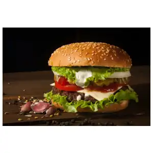 Pan con Hamburguesa miniatura 11